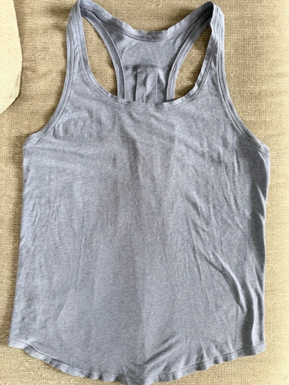 Lululemon Women's Blue Racerback Tank Top, Size Medium
